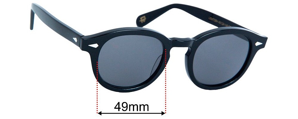 Replacement Lenses for Moscot Lemtosh Large 49mm